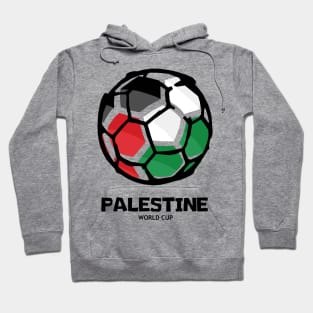 Palestine Football Country Flag Hoodie